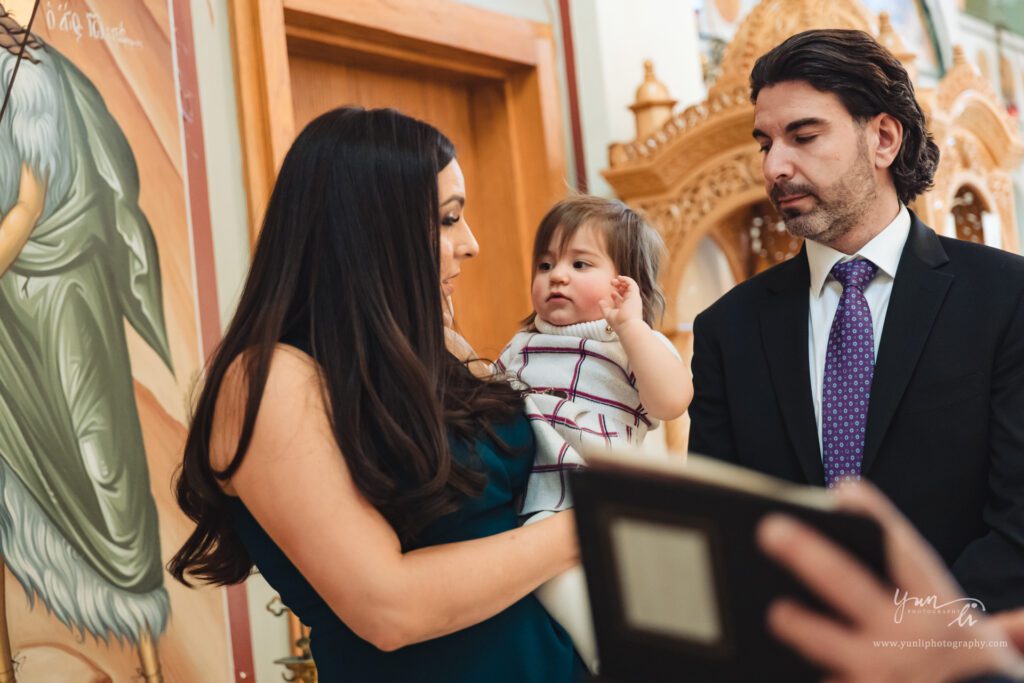 Long Island Baptism Photography St. John's Greek Orthodox Church