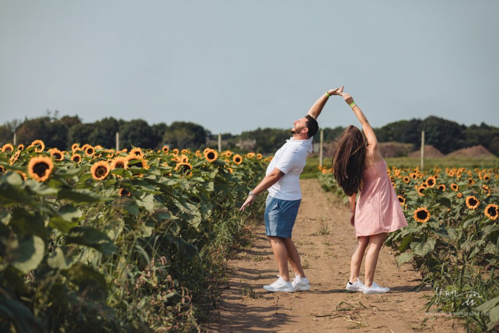 Surprise Marriage Proposal Engagement Pictures at Waterdrinker Farm - Long Island Wedding Photographer