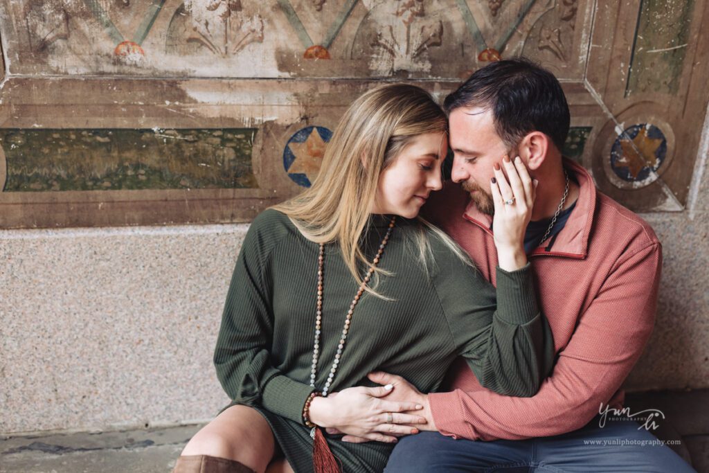 Engagement Picture at Central Park New York - Long Island Wedding Photographer - Yun Li Photography