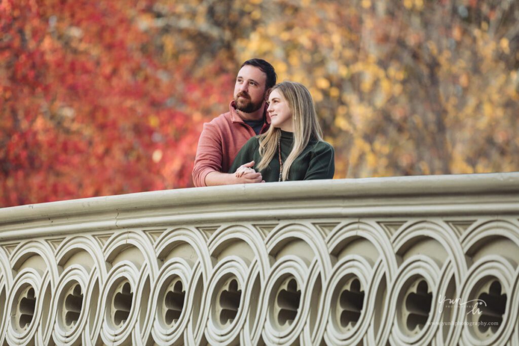 Engagement Picture at Central Park New York - Long Island Wedding Photographer - Yun Li Photography