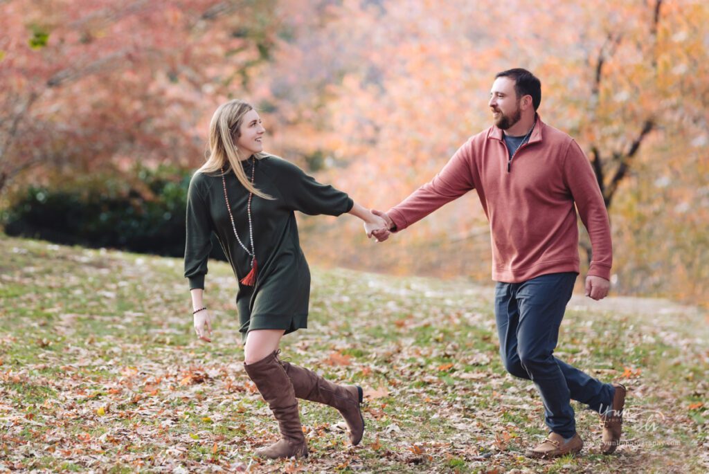 Engagement Picture at Central Park New York - Long Island Wedding Photographer - Yun Li Photography