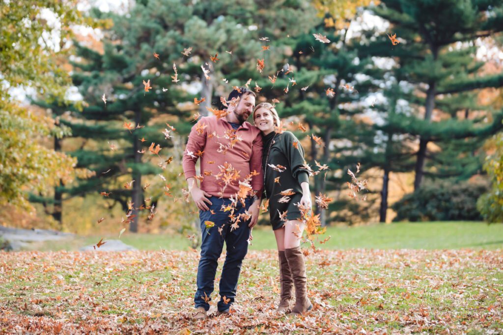 Engagement Picture at Central Park New York - Long Island Wedding Photographer - Yun Li Photography