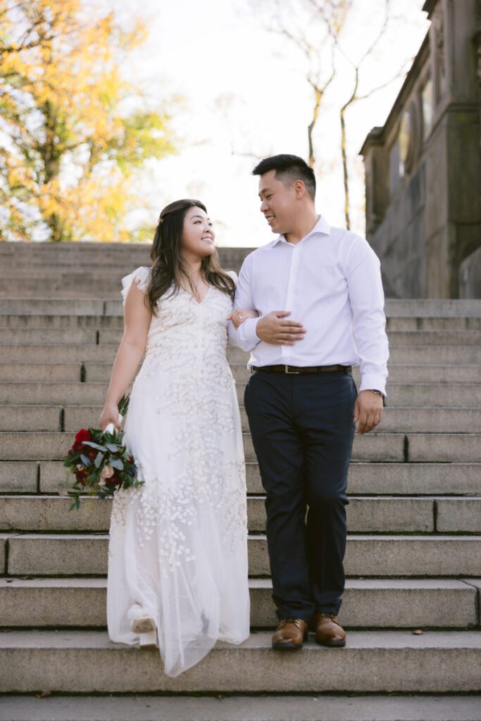 Engagement Pictures at Central Park - Long Island Wedding Photographer - Yun Li Photography