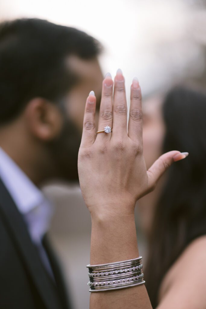 Surprise proposal/Engagement picture at Planting Fields - Long Island Wedding Photographer