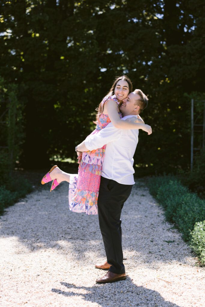 Surprise proposal engagement pictures at Planting Fields Arboretum - Long Island Wedding Photographer - Yun Li Photography