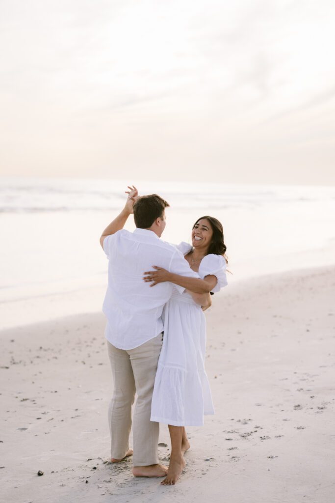 Engagement Picture at Long Beach New York - Long Island Wedding Photographer