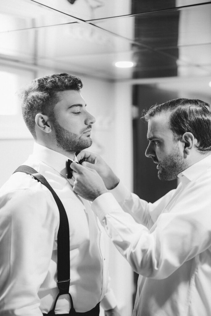 Groom Prep - New York Wedding Photographer - Yun Li Photography