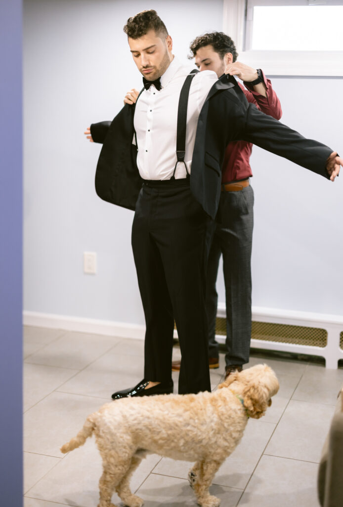 Groom Prep - New York Wedding Photographer - Yun Li Photography